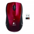 Logitech Wireless Mouse M505, Laser- Red
