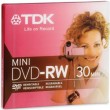 TDK Mini DVD-RW Media,1.4 GB, 2X, Jewel Case