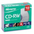 Memorex CDRW 80 10PK Slim 1-4X