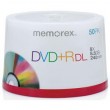 Memorex 8x DVD+R Double Layer Media, 50 Pack 